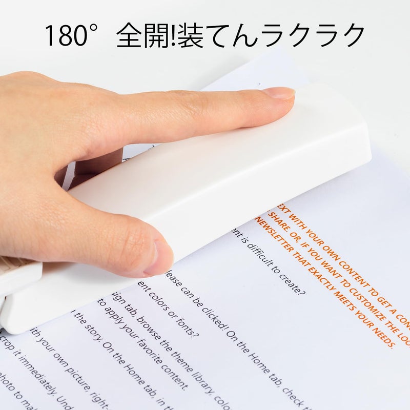 Deli Stapler, Desktop Stapler, Office Staplers, 25 Sheet Capacity, Includes 1000 Staples and Staple Remover, White - Image 4